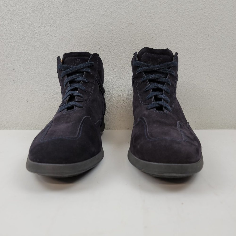 HOGAN INTERACTIVE Mens Blue  suede Shoes Sneakers driving high top Size 10 - Picture 10 of 10